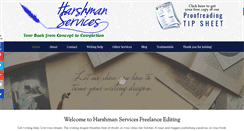 Desktop Screenshot of harshmanservices.com